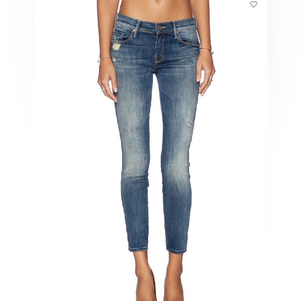Mother The Vamp Rough it Up Ankle Jeans
